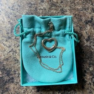 Tiffany Open Heart Pendant